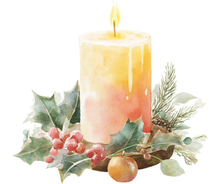 Christmas candle