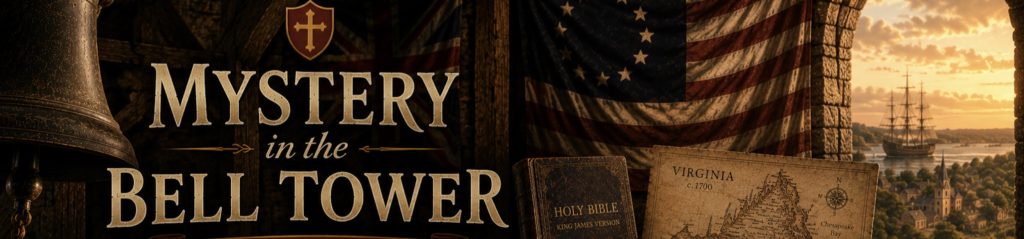 mystery in the bell tower graphic for 2026 VBS